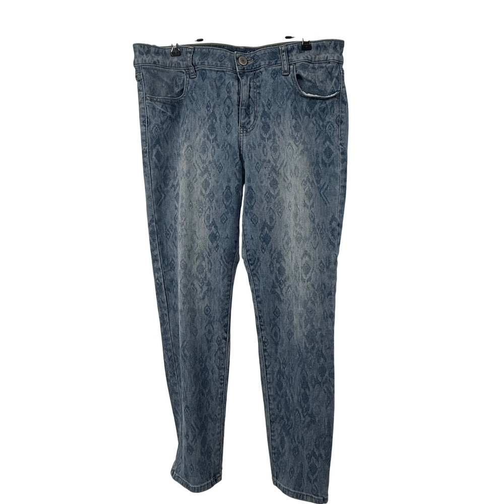 American Eagle Women's‎ Denim Jeans Size 14 Native American Print Super Stretch